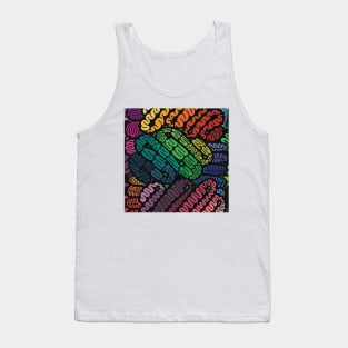 Bright Colorful Rainbow Swirlers Tank Top